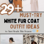 White Fur Coat Outfit Ideas