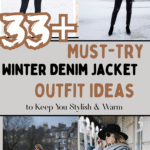 Winter Denim Jacket Outfit Ideas