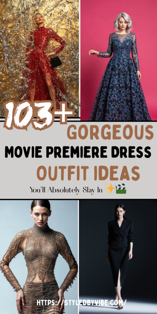 Movie Premiere Dress to Impress Outfit Ideas