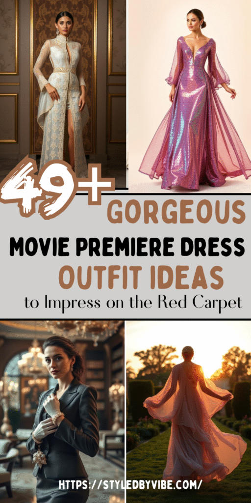 Movie Premiere Outfit Ideas