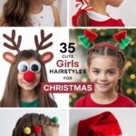 Cute Girls Hairstyles For Christmas
