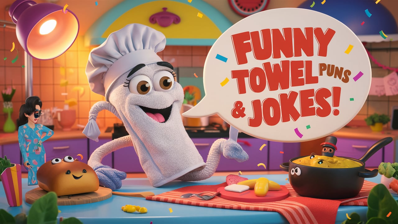 180+ Funny Towel Puns & Jokes One Liner (2025)