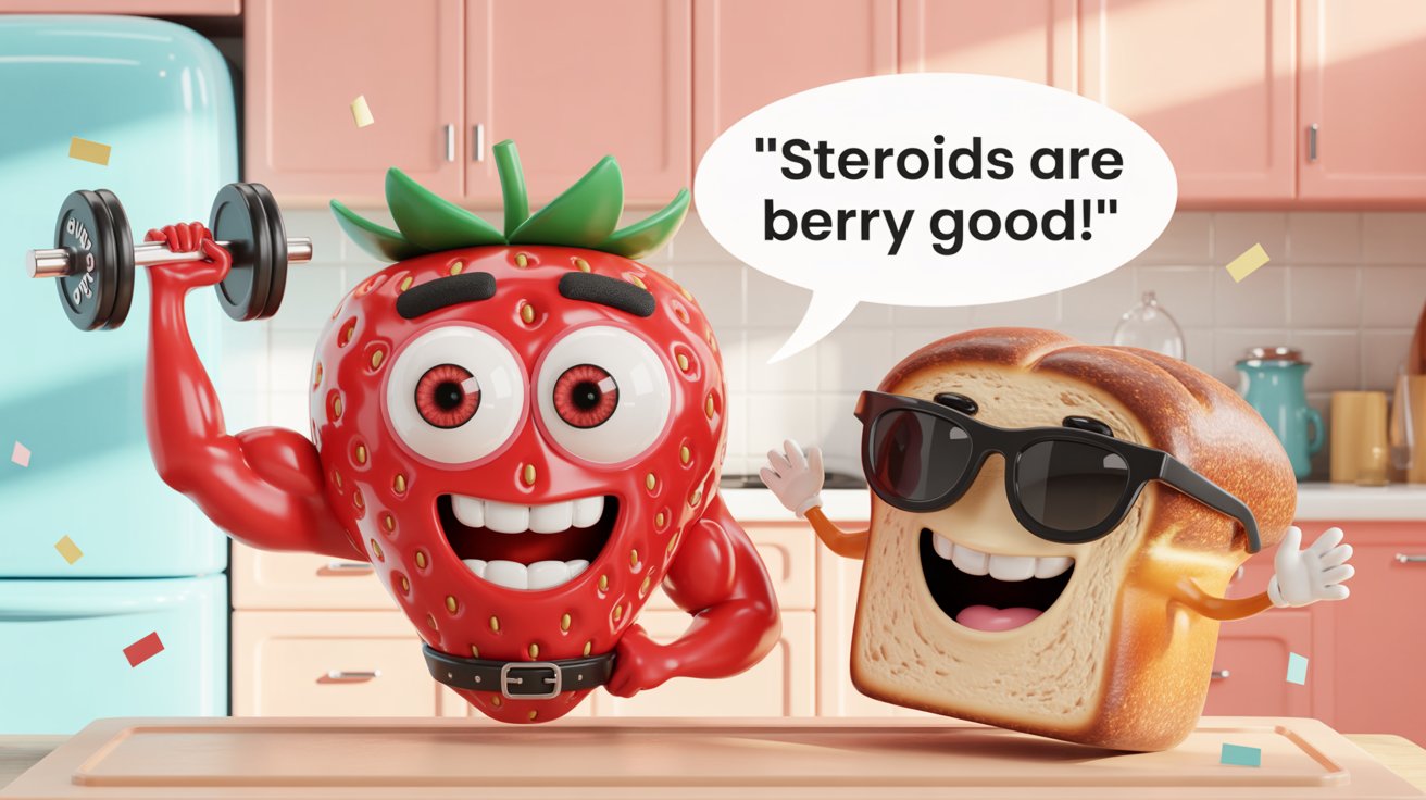 💪 165+ Funny Steroid Puns & Jokes One-Liner (2025)