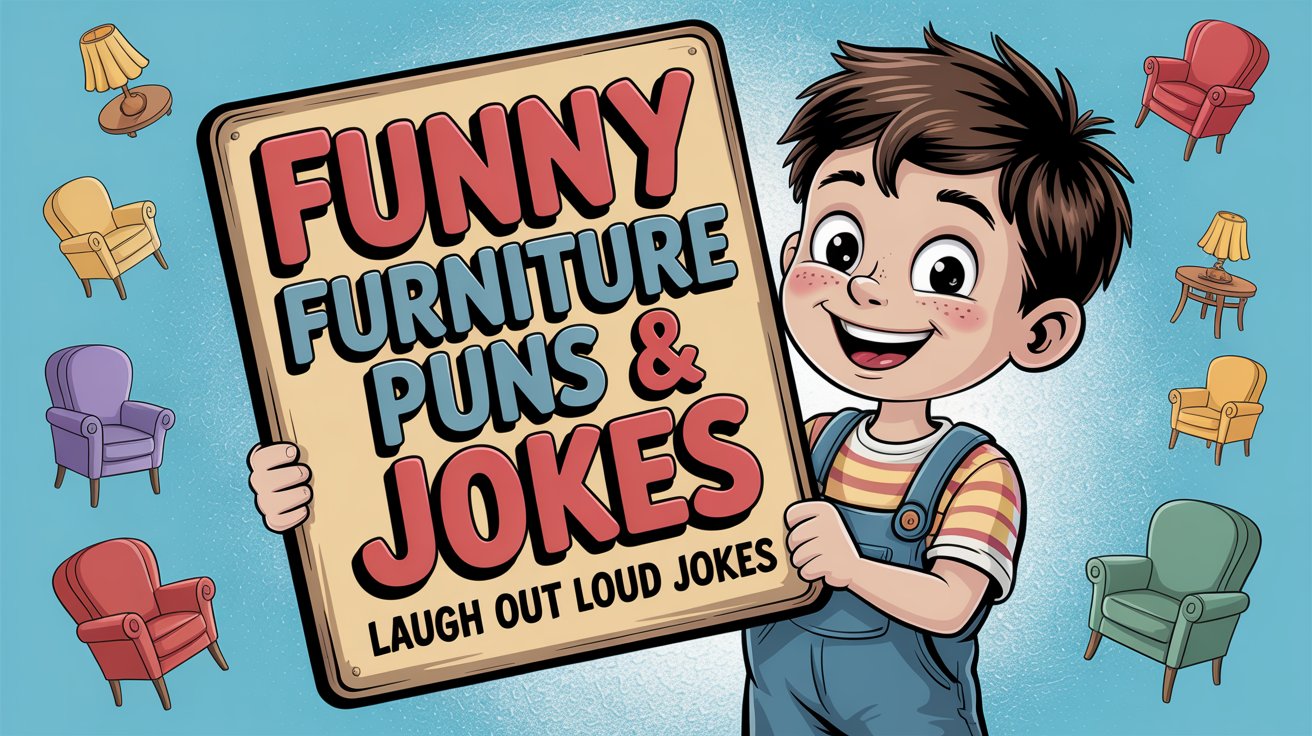 180+ Funny Furniture Puns & Jokes One Liner (2025)
