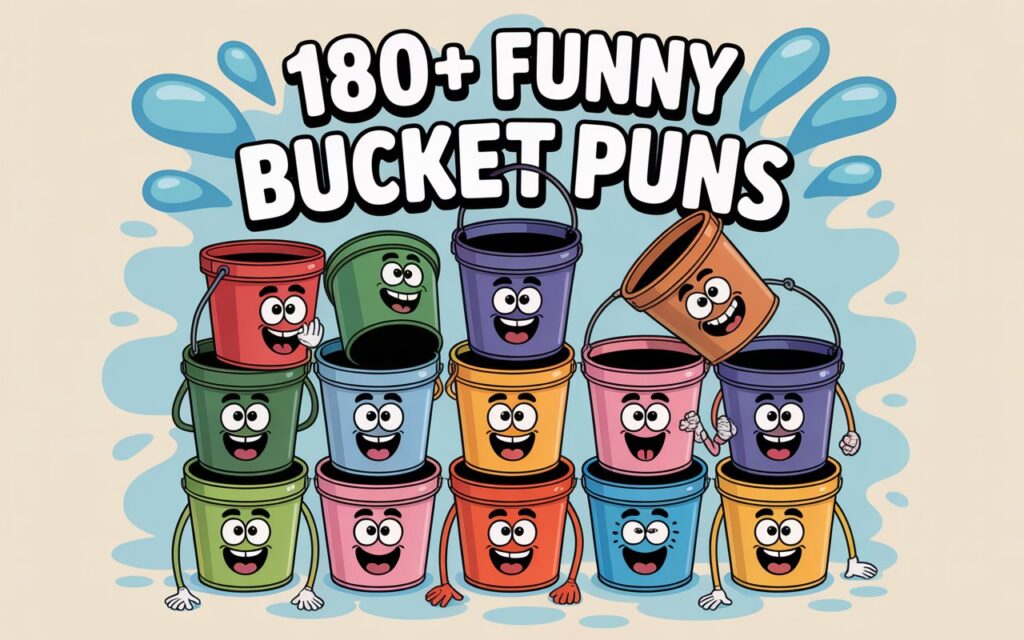 Funny Bucket Puns