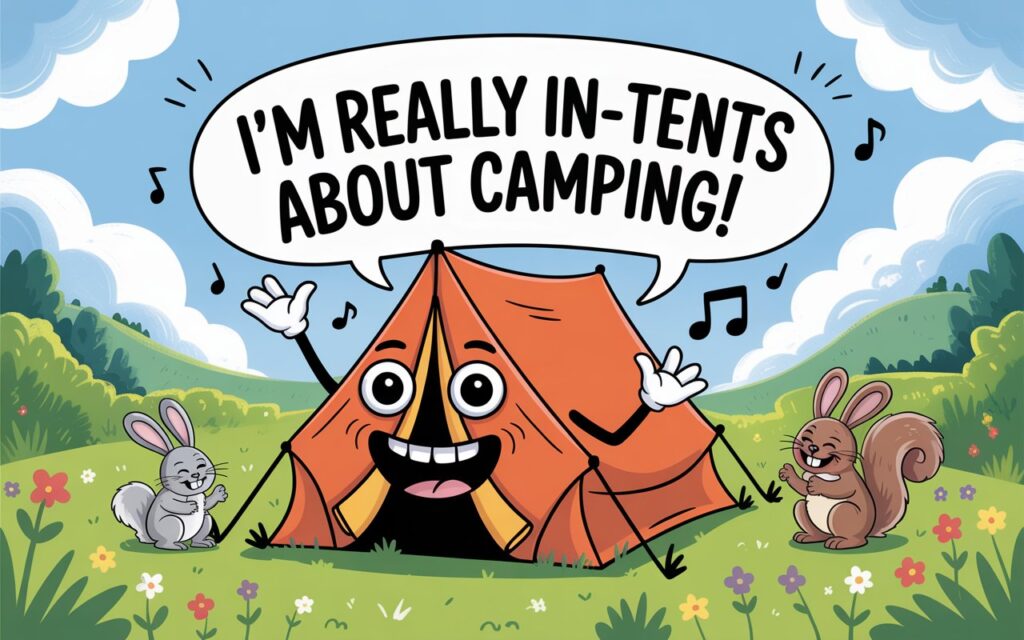 Funny Tent Puns