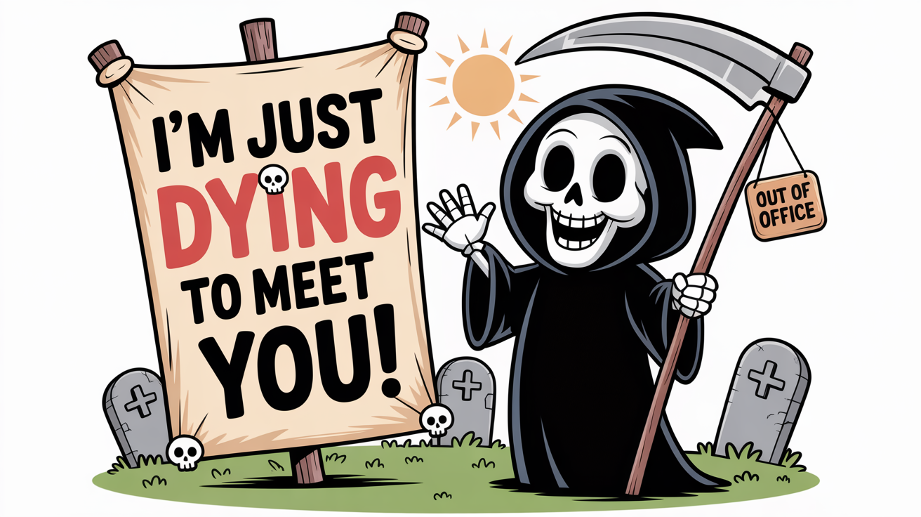 Funny Grim Reaper Puns