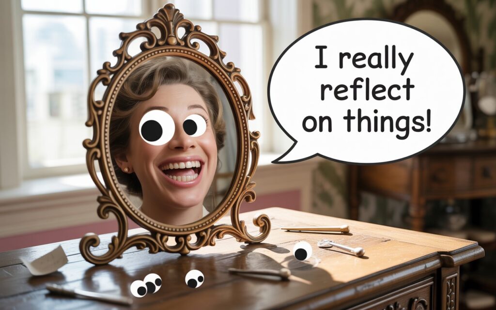 Funny Mirror Puns