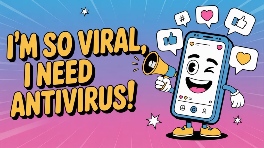 Funny Social Media Pun