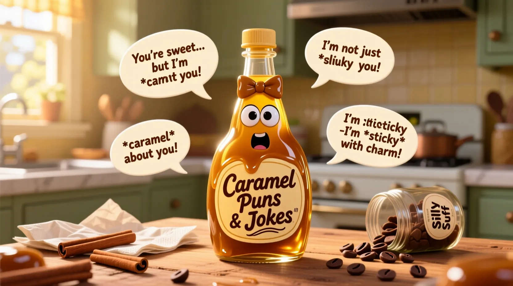 Funny Caramel Puns & Jokes