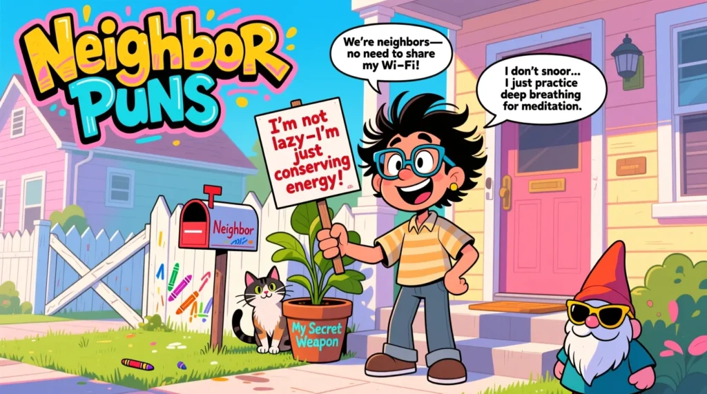 Funny Neighbor Puns & Jokes