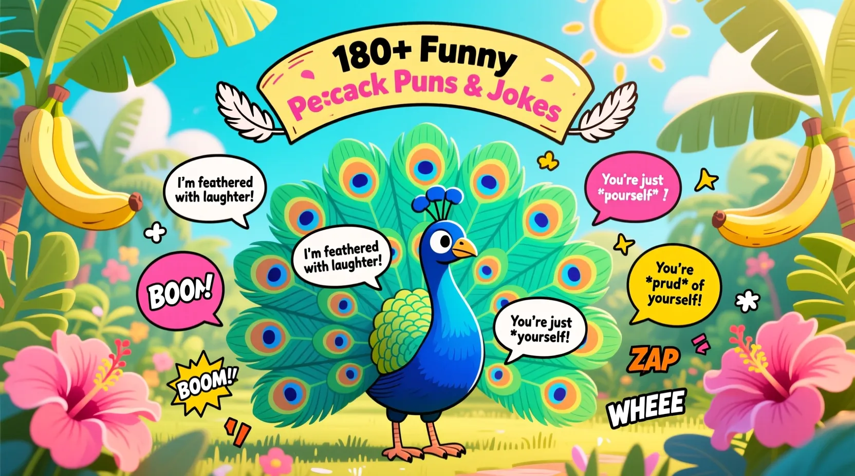 Funny Peacock Puns & Jokes