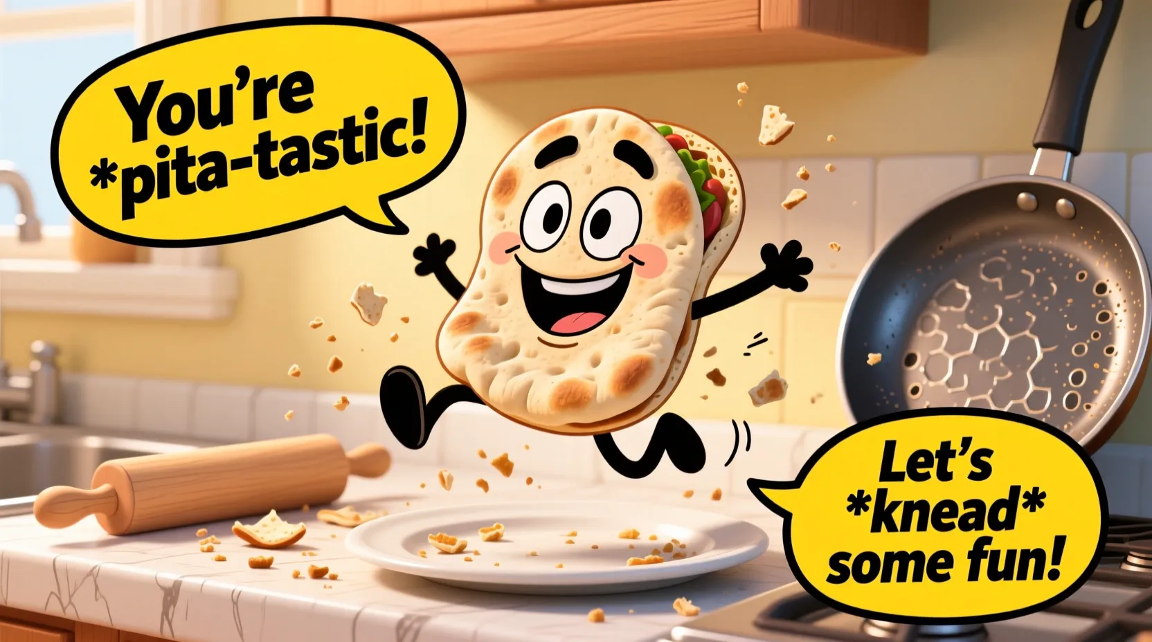 Funny Pita Puns