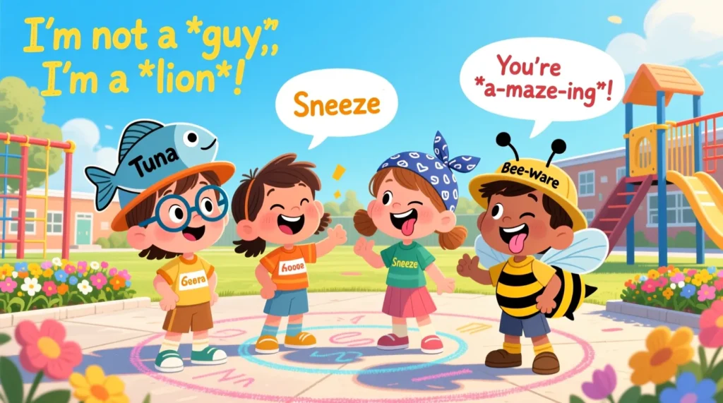 Primary Aged Children Puns