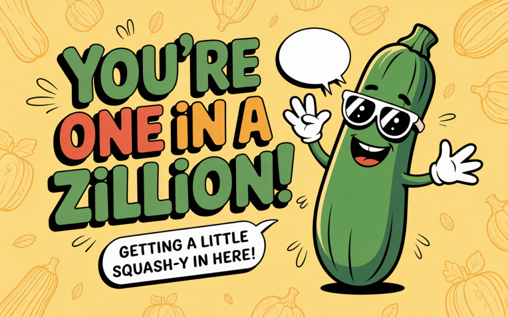 Funny Zucchini Puns & Joke