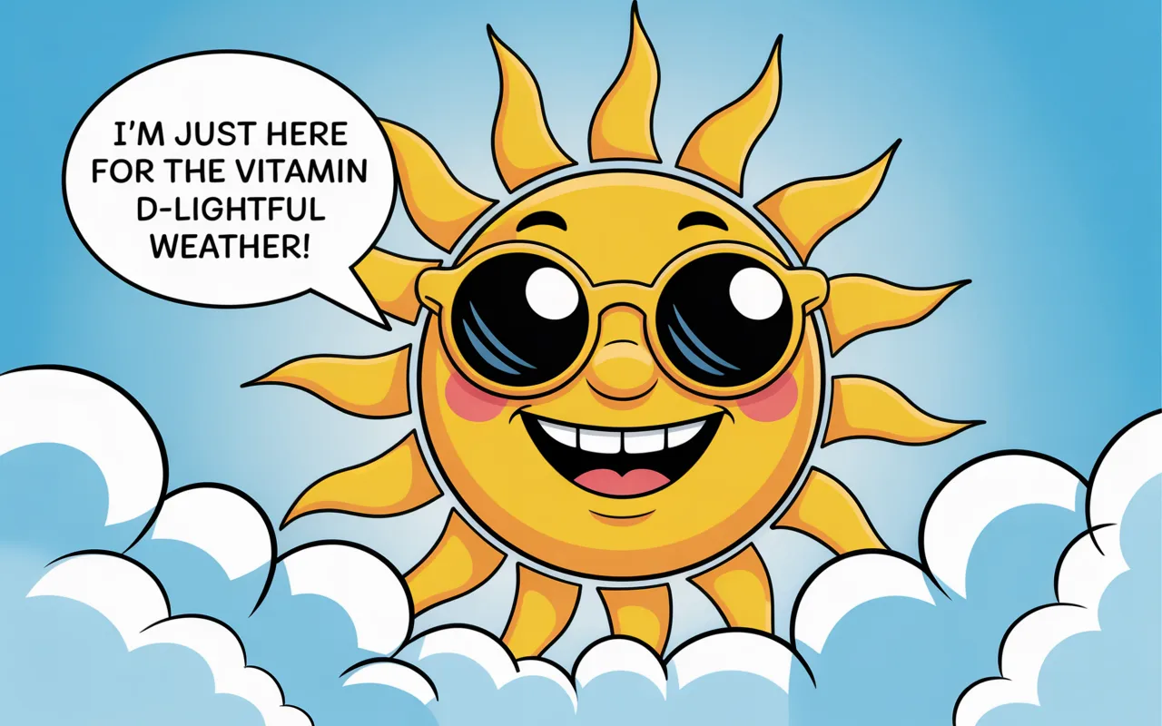 Bright Hilarious Sun Jokes Fun Puns