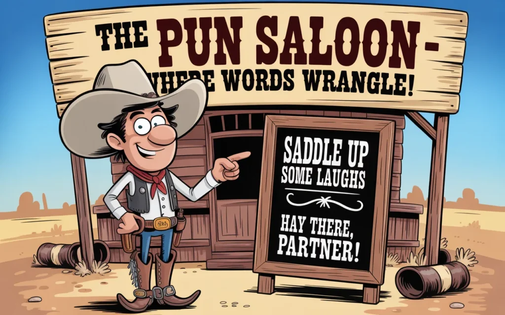 Cowboy jokes Wordplay