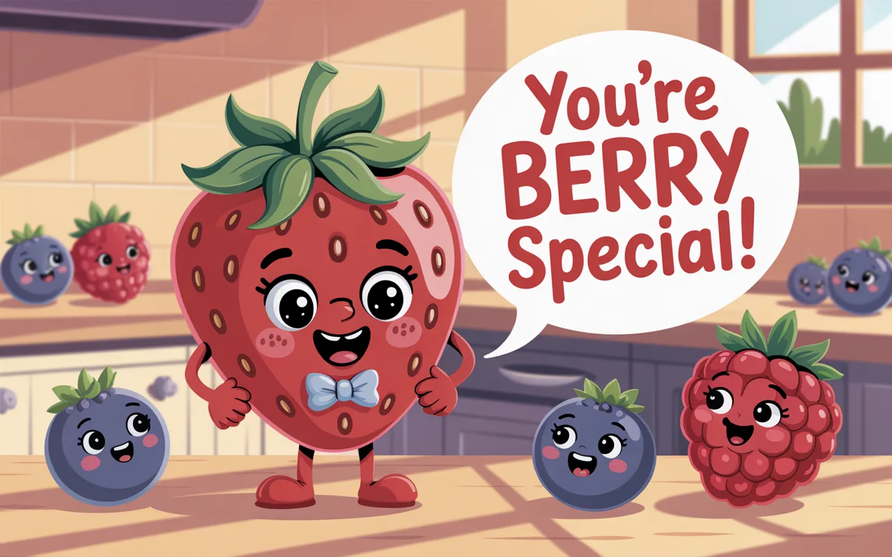 Funny Clever and Sweet Berry Puns
