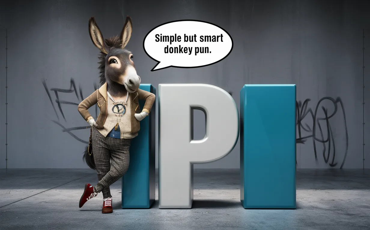 Simple but Smart Donkey Pun