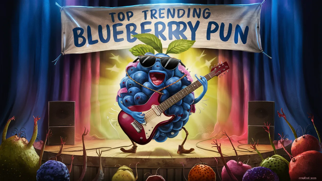 Top Trending Blueberry Pun