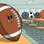 Why did the football sit alone