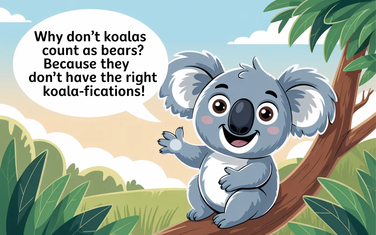 Clean Family-Friendly Koala Joke