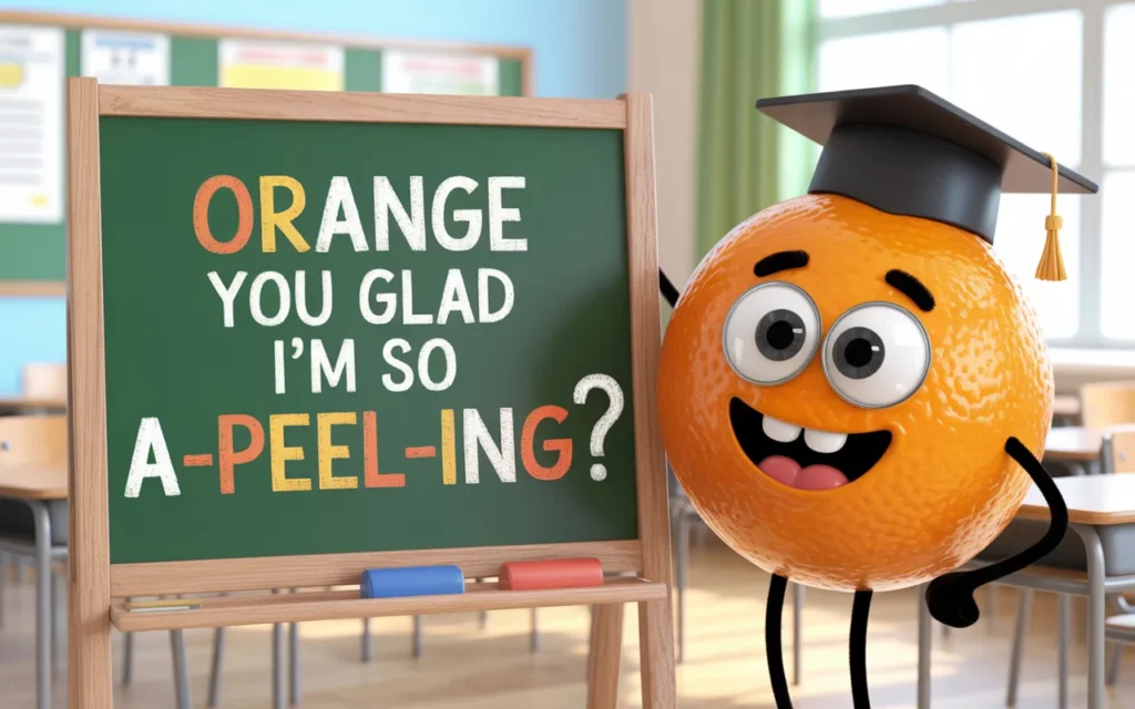 Clever Orange Pun