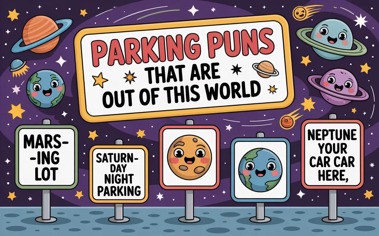 Parking Puns That Are Out of This World