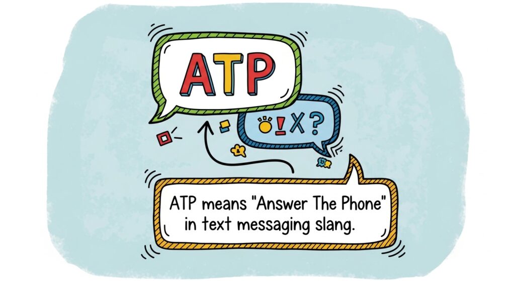 ATP Mean in Text