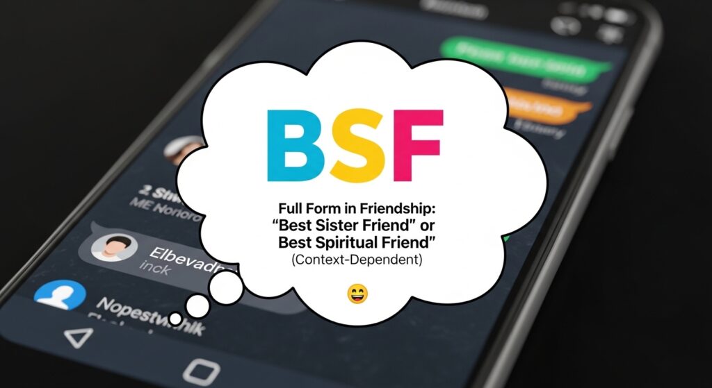 BSF Full Form in Friendship Mean in Text