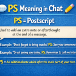 PS Meaning in Chat