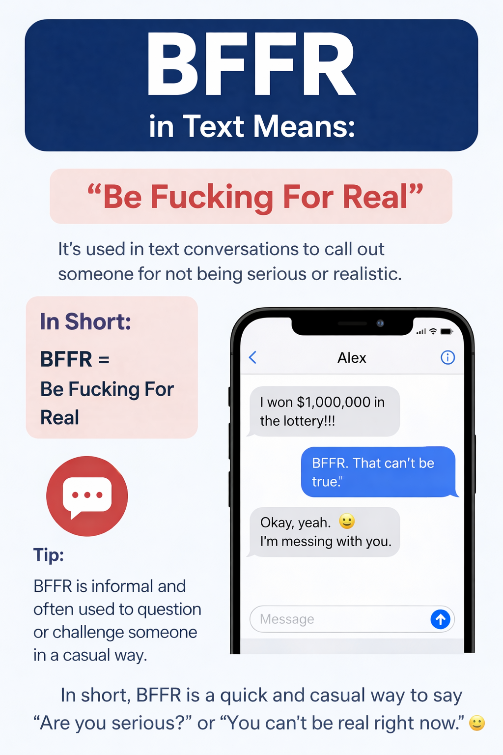 What Does BFFR Mean in Text