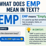 What Does EMP Mean in Text