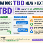 What Does TBD Mean in Text