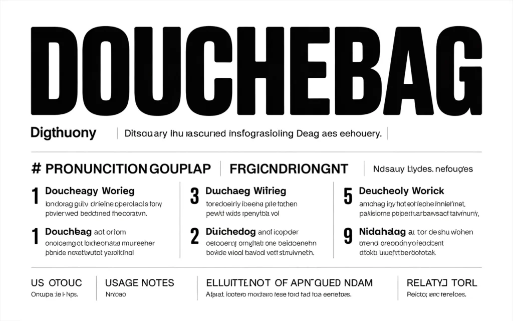 Douchebag Meaning