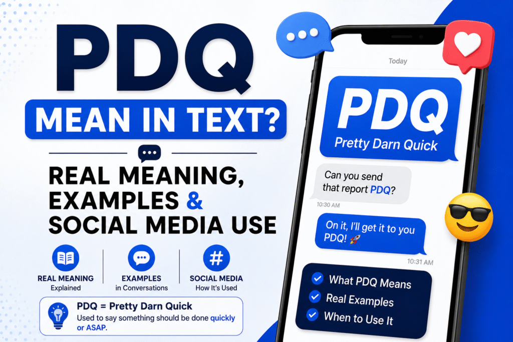 PDQ Mean in Text