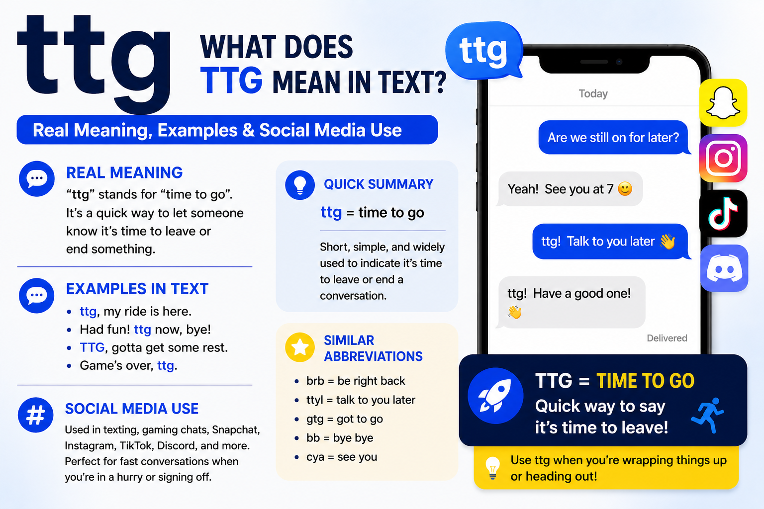 ttg meaning Mean in Text