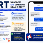 What Does CRT Stand For Mean in Text? Real Meaning, Examples & Social Media Use