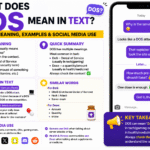 DOS Mean in Text