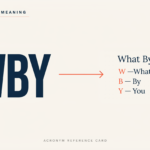 WBY Full Form Mean in Text